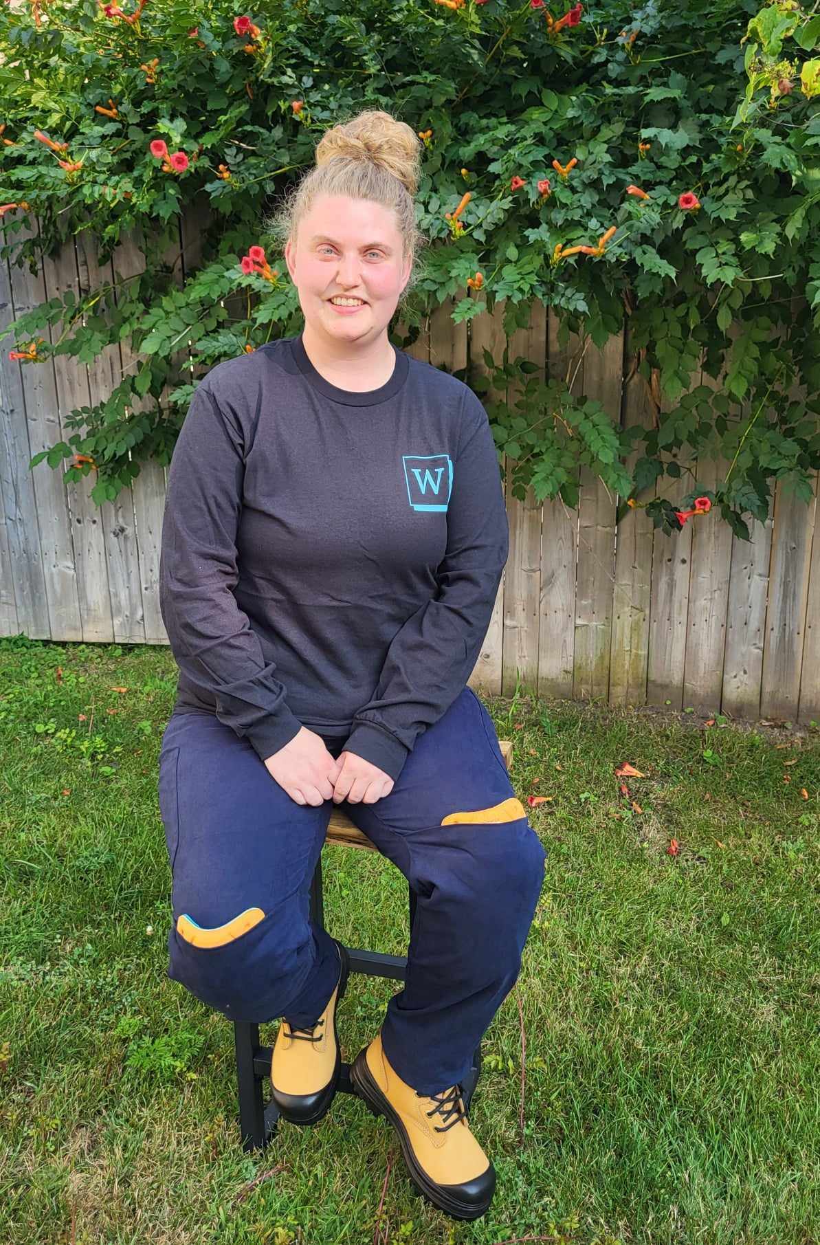 Black Long Sleeve Work Shirt