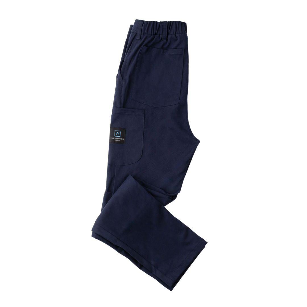 Women's Navy-Blue Work Pants