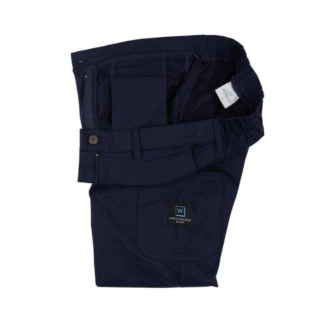 Women's Navy-Blue Work Pants