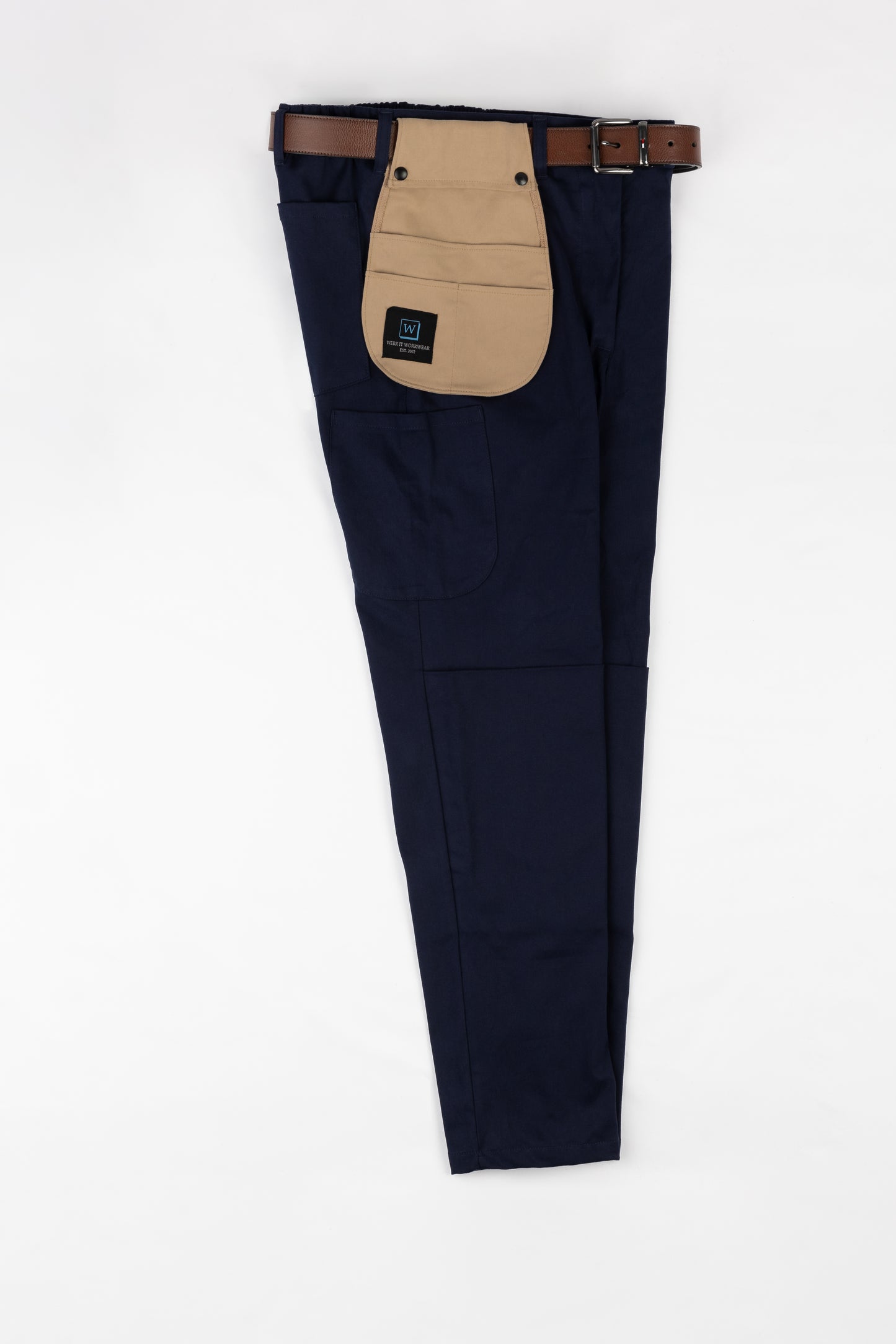 Women's Navy-Blue Work Pants